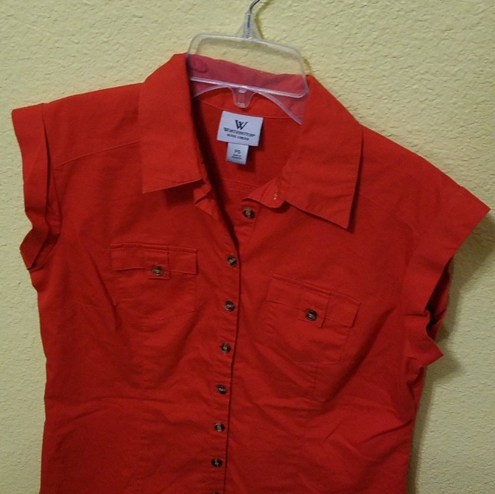Burnt Orange Blouse